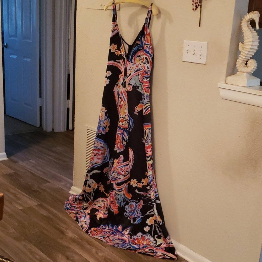 Multi print Maxi Dress